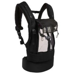 Porte Bebe PHYSIOCARRIER Coton Noir Poche Anthracite - LOVE RADIUS -Baby Gear Soldes 3760218241301 2