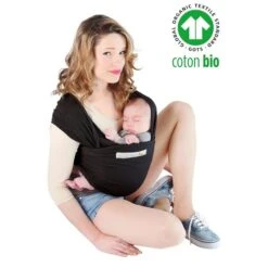 Écharpe De Portage Basic BIO Noir - LOVE RADIUS -Baby Gear Soldes 3760218243664 4