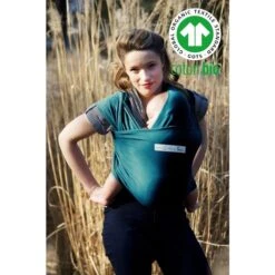 Écharpe De Portage Basic BIO Bleu Rétro - LOVE RADIUS -Baby Gear Soldes 3760218243701 2