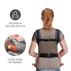 Porte Bébé Nino Confetti Denim - KINDERKRAFT -Baby Gear Soldes 5902533919468 1