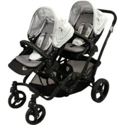 Poussette Double Jumeaux Black Emotion LOOPING : Comparateur, Avis, Prix