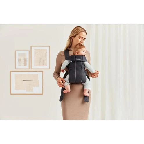 BabyBjörn Porte-Bébé Mini Mesh 3D Anthracite - BABYBJÖRN -Baby Gear Soldes 7317680210135 2