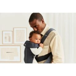 BabyBjörn Porte-Bébé Mini Mesh 3D Anthracite - BABYBJÖRN -Baby Gear Soldes 7317680210135 4