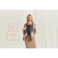 BabyBjörn Porte-Bébé Mini Mesh 3D Anthracite - BABYBJÖRN -Baby Gear Soldes 7317680210135 5