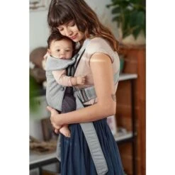 BabyBjörn Porte-Bébé Mini Mesh 3D Gris - BABYBJÖRN -Baby Gear Soldes 7317680210180 5