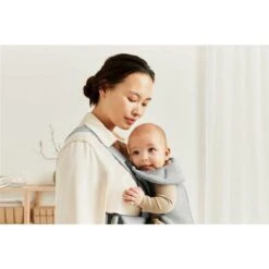 BabyBjörn Porte-Bébé Mini Jersey 3D Gris Clair - BABYBJÖRN -Baby Gear Soldes 7317680210722 4