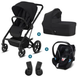 Poussette Trio Balios, Nacelle S Et Coque Aton 5 CYBEX : Comparateur, Avis, Prix