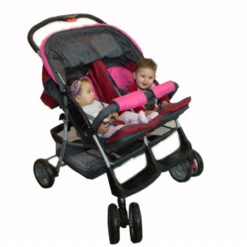 Poussette Double Twin Deluxe Tandem BAMBINO WORLD : Comparateur, Avis, Prix