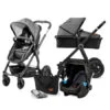 Trio Poussette Veo + Siège Auto Mink + Nacelle KINDERKRAFT : Comparateur, Avis, Prix