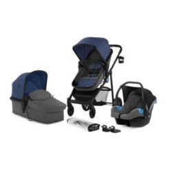 Trio Poussette Juli + Siège Auto Mink + Nacelle KINDERKRAFT : Comparateur, Avis, Prix